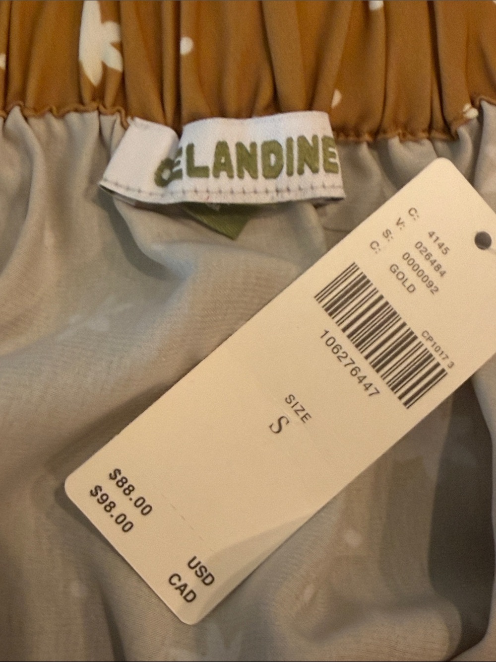 NWT Anthropologie Celandine Silky Scarf Mini Skirt Size Small - Picture 3 of 11
